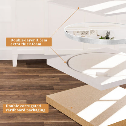 Modern Bathroom Wall Mounted Round Vanity Mirror