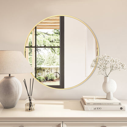 Modern Bathroom Wall Mounted Round Vanity Mirror