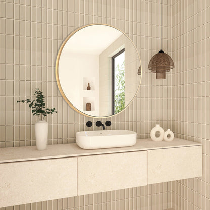 Modern Bathroom Wall Mounted Round Vanity Mirror