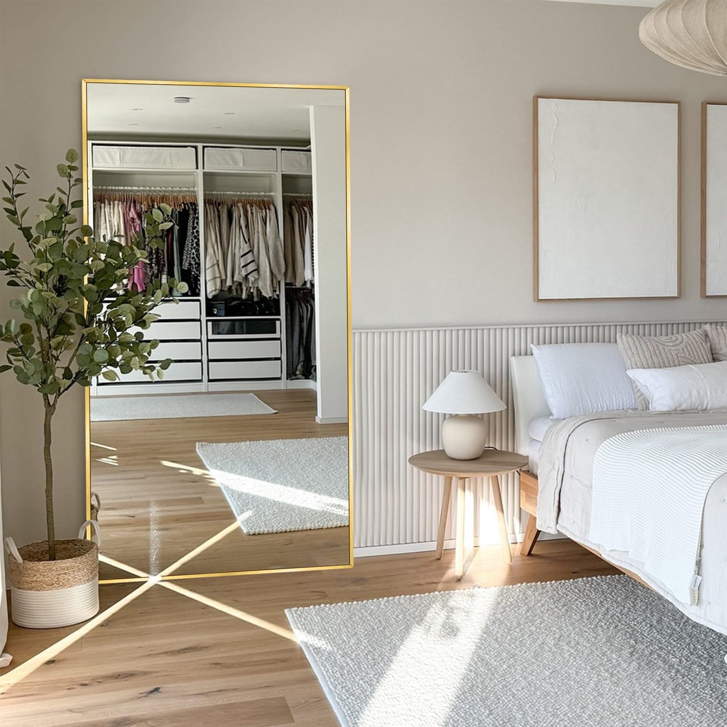 Modern Full Length Floor Mirror Freestanding Mirror