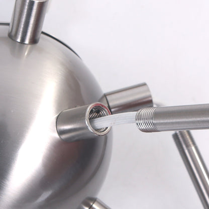 Modern Sputnik Chandelier 10-Light Adjustable Ceiling Light Fixture for Kitchen Dining Room Living Room Bedroom - N/A