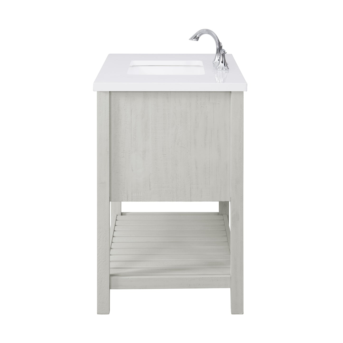 Meuble-lavabo simple de style ferme Monterey 37 avec dessus