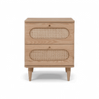 Table de chevet Frost en rotin naturel