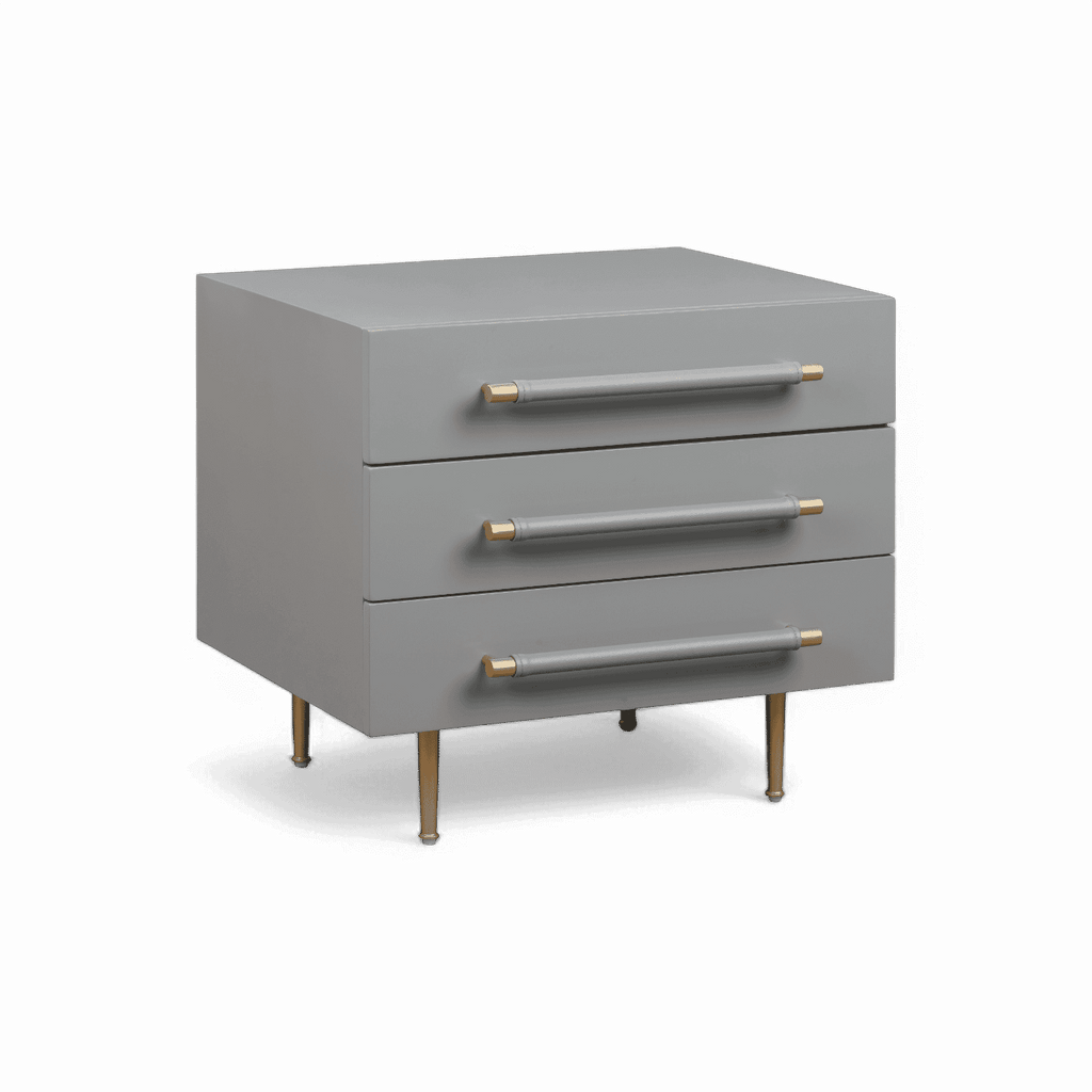 Table de chevet grise Glade