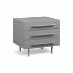 Table de chevet grise Glade