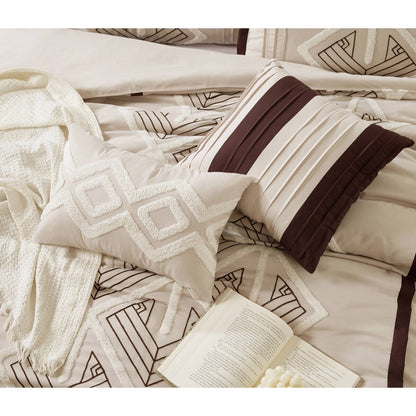 Nanshing Corina 7 Piece Terry Embroidery Comforter Set