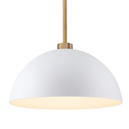 Nathan James Percy Modern 2-Light Pendant Island Light Fixture, Hanging Lights with Metal Shade and Adjustable Cord