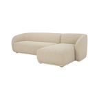 Canapé d'angle Nomad Beige Boucle