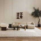Canapé d'angle Nomad Beige Boucle
