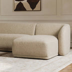Canapé d'angle Nomad Beige Boucle