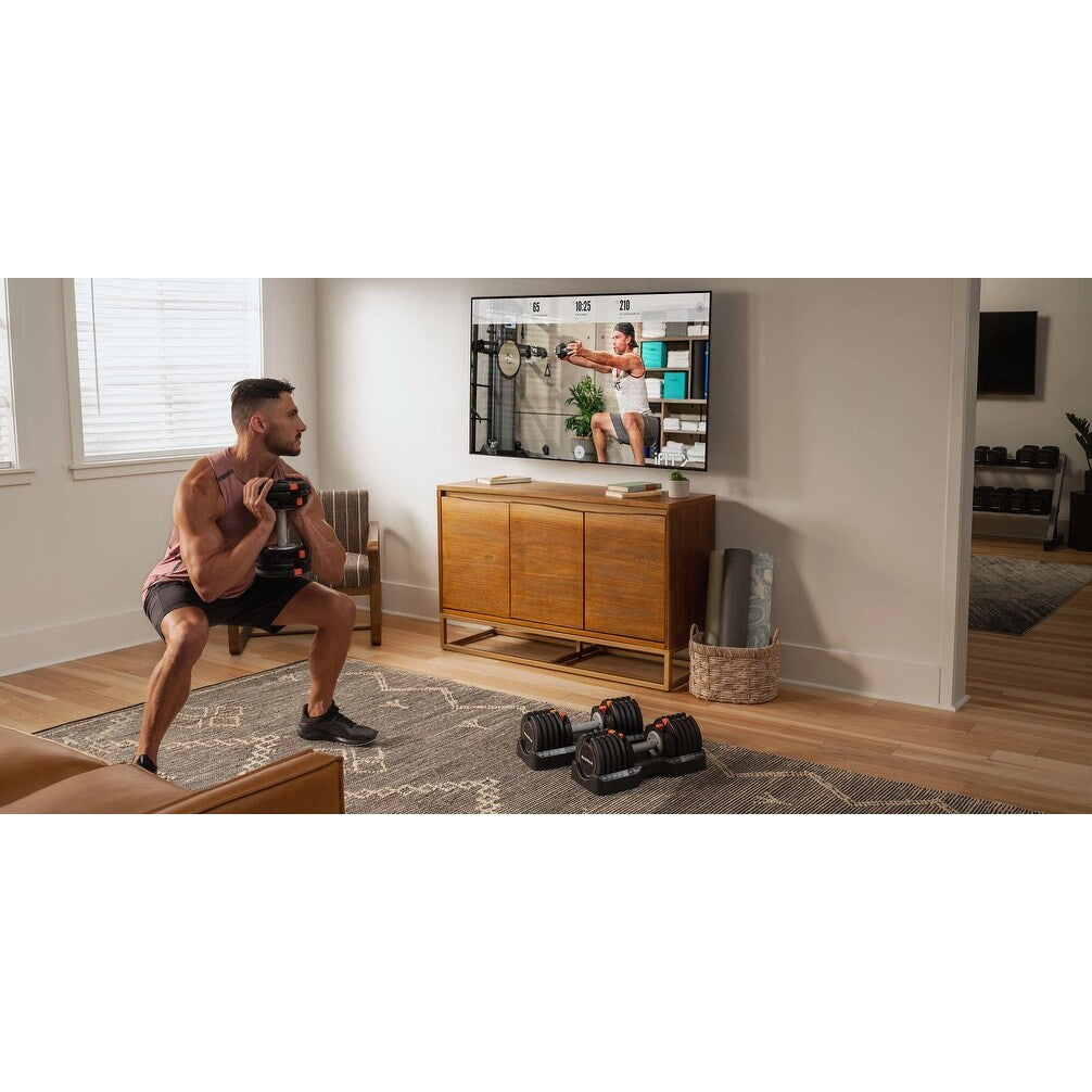 Ensemble d'haltères NordicTrack 55 lb Select-a-Weight