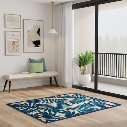 Nourison Alice Indoor/Outdoor Floral Area Rug