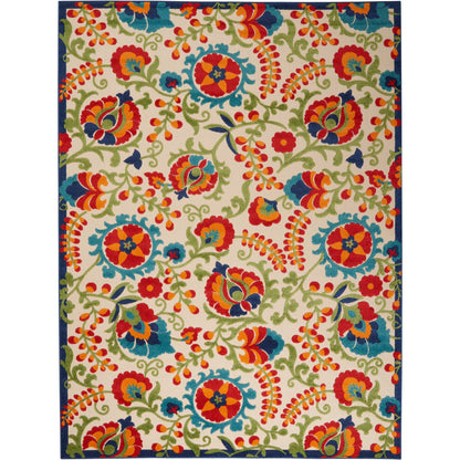 Nourison Alice Indoor/Outdoor Floral Area Rug