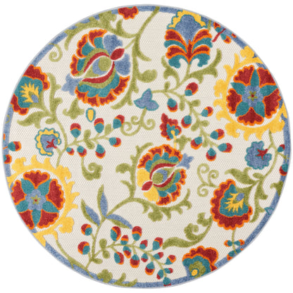 Nourison Alice Indoor/Outdoor Floral Area Rug
