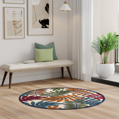 Nourison Alice Indoor/Outdoor Floral Area Rug