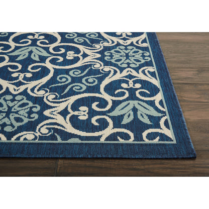 Nourison Caribbean Floral Geometric Indoor/Outdoor Area Rug