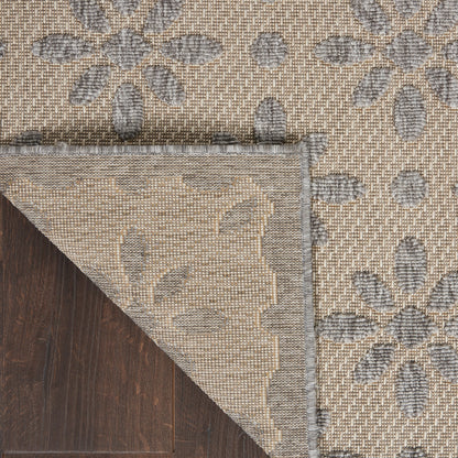 Nourison Palamos Modern Floral Hi Low Geometric Indoor Outdoor Area Rug