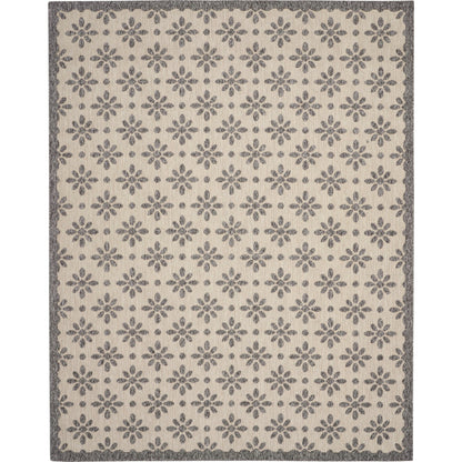 Nourison Palamos Modern Floral Hi Low Geometric Indoor Outdoor Area Rug