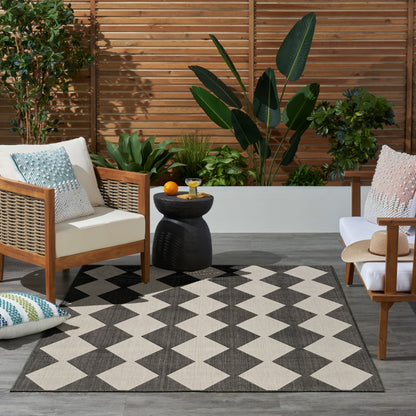 Nourison Positano Indoor/Outdoor Geometric Area Rug