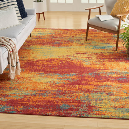 Nourison Sandy Indoor/Outdoor Abstract Area Rug