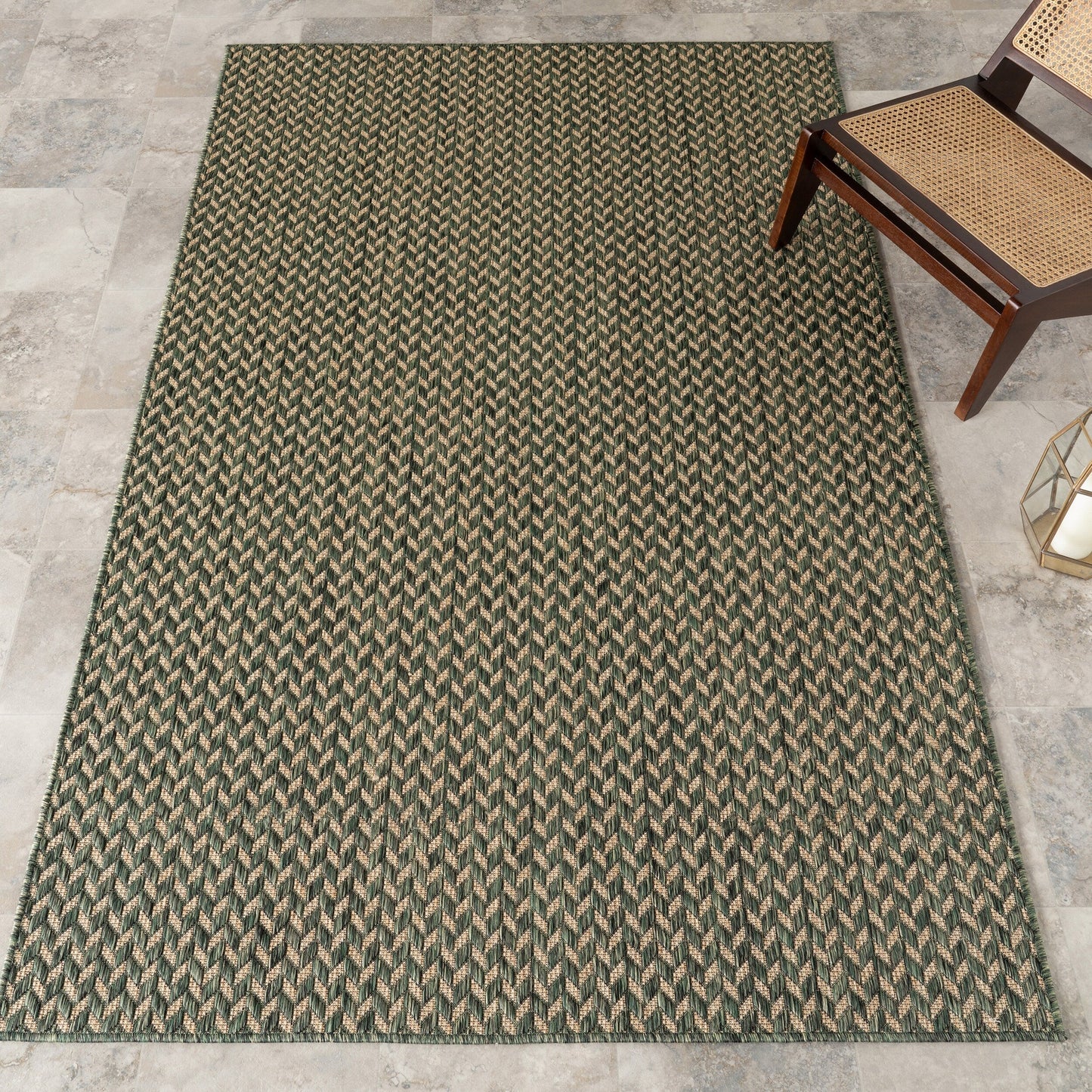 Nuloom Camryn Herringbone Indoor/Outdoor Area Rug