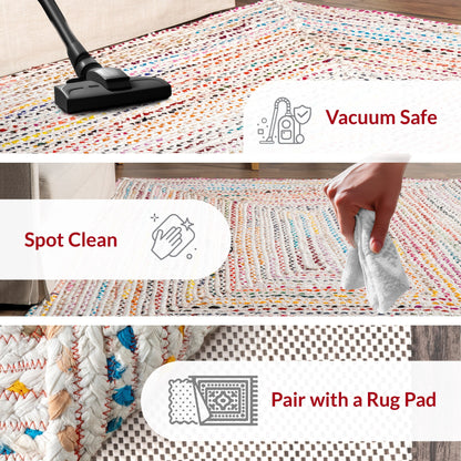 Nuloom Tammara Bohemian Hand Braided Area Rug