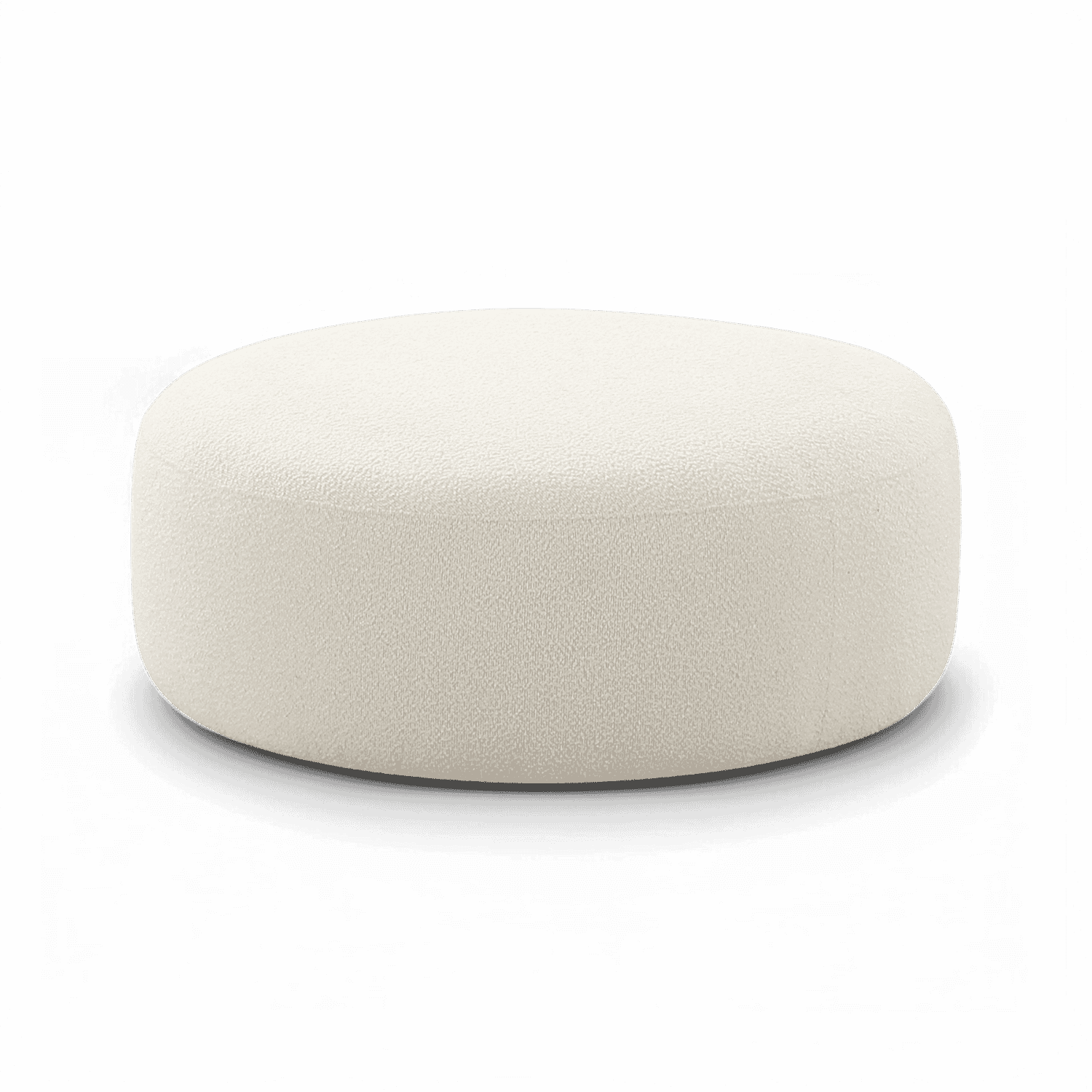Pouf Boucle Crème Horizon
