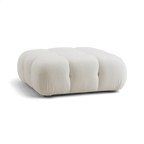 Pouf modulaire Solace blanc cassé