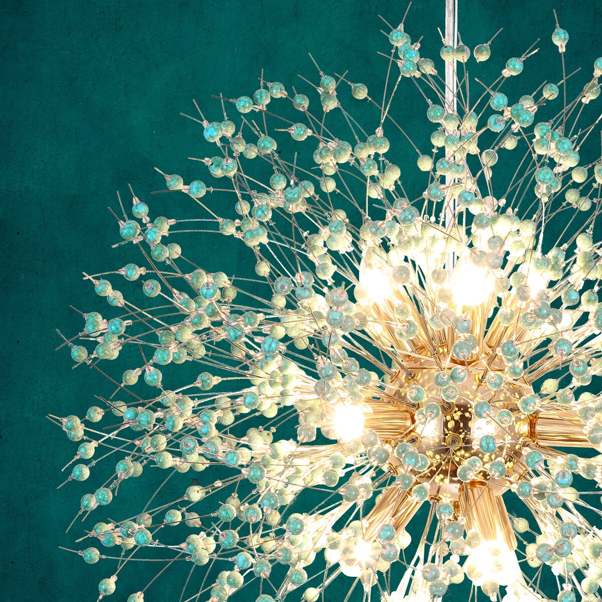 OYIPRO Modern Firework Sputnik Chandelier Crystal Pendant Lighting