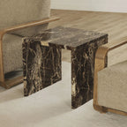 Table d'appoint Obsidian Rouge