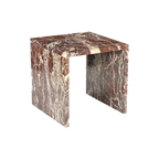 Table d'appoint Obsidian Rouge