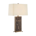 Lampe de table en obsidienne