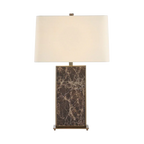 Lampe de table en obsidienne