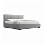 Lit en tissu Oliver gris