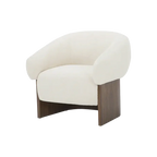 Fauteuil de salon Orlo crème