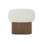 Fauteuil de salon Orlo crème