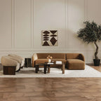 Fauteuil lounge Orlo Tan