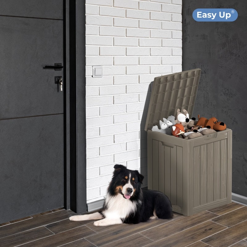 Outdoor Patio Storage Resin Lockable Deck Box