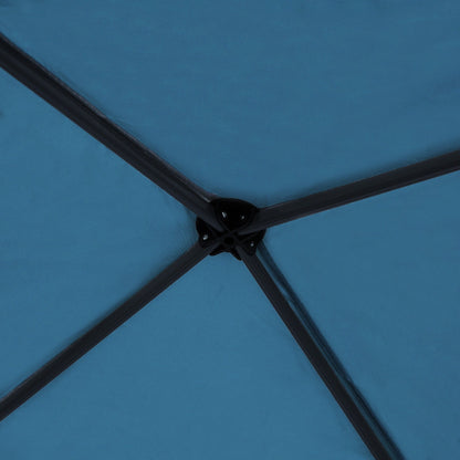 Auvent pop-up robuste Outsunny 10' x 10' avec filet latéral amovible en maille, conception facile à installer, événement de fête en plein air