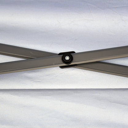 Auvent pop-up robuste Outsunny avec cadre robuste, toit anti-UV et sac de transport pour terrasse, jardin, plage et arrière-cour