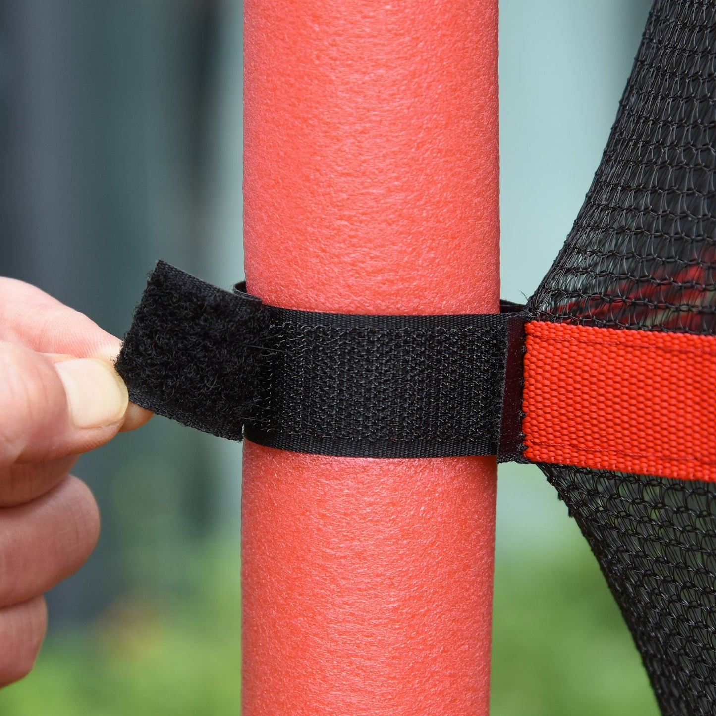 Outsunny 5' Diameter Kids Trampoline with Net for Indoors & Outdoors, Ages 3 to 6