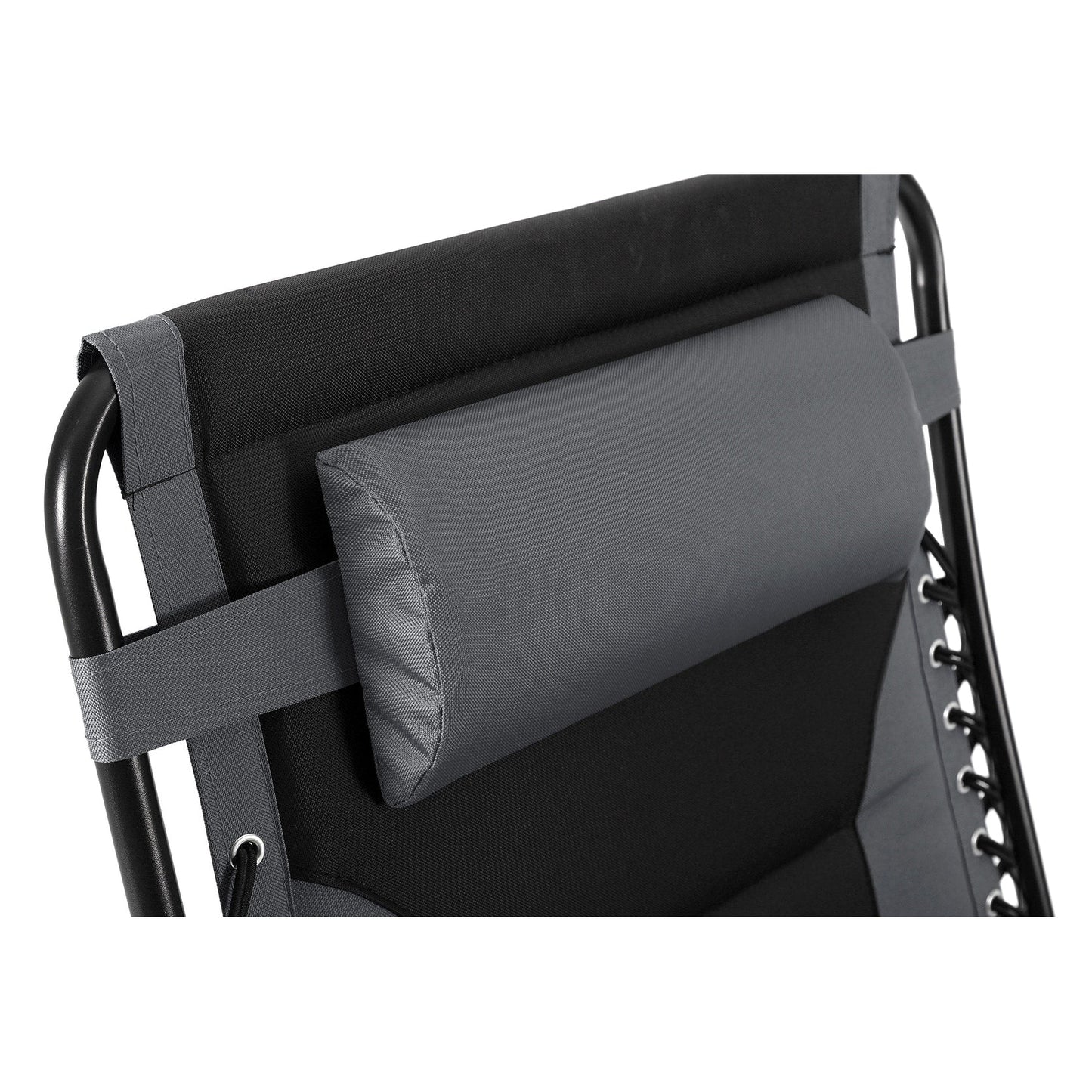 Fauteuil de salon surdimensionné XL rembourré à gravité zéro, accoudoirs larges, inclinable et réglable avec porte-gobelet - N/A