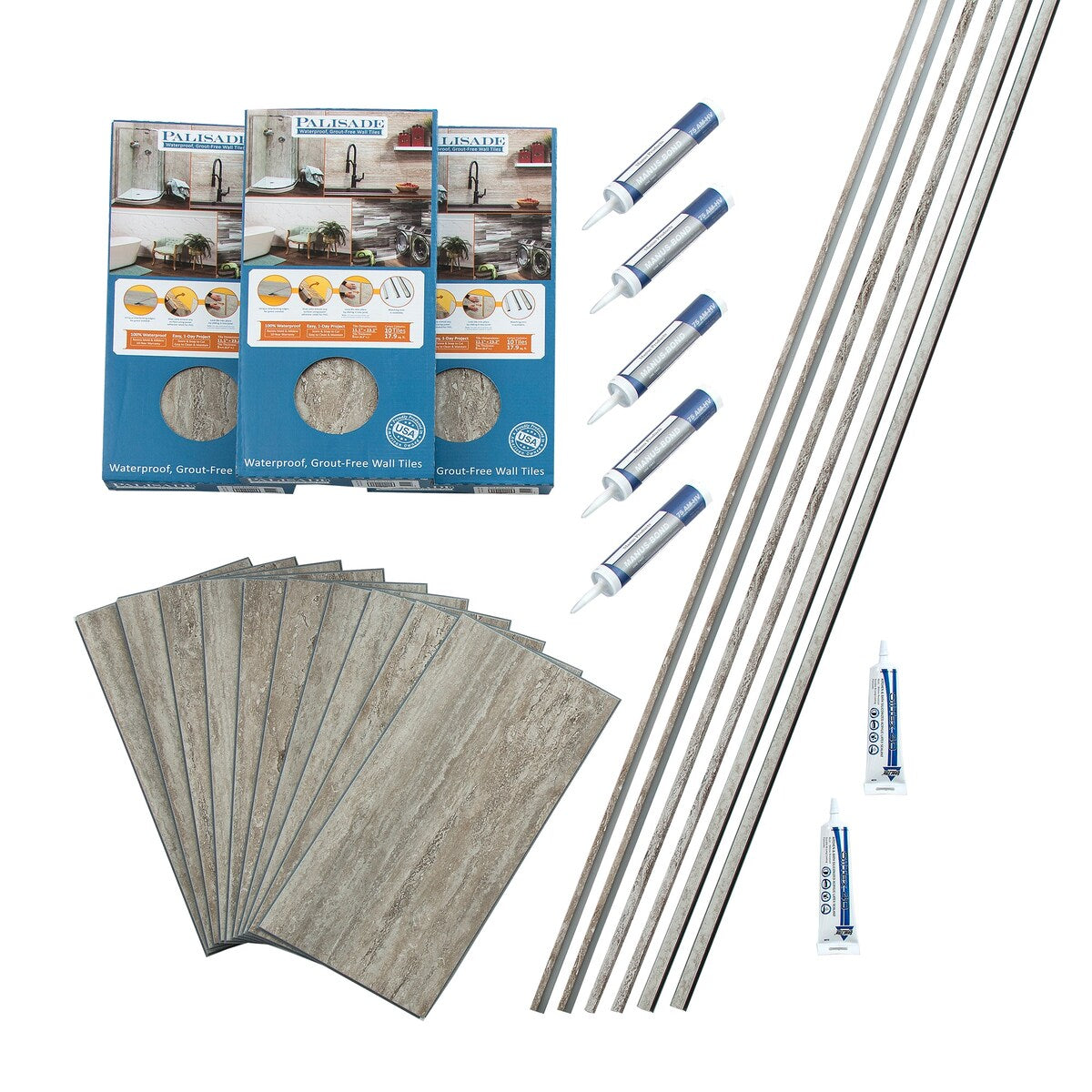 Palisade Wall Tile Shower Kit