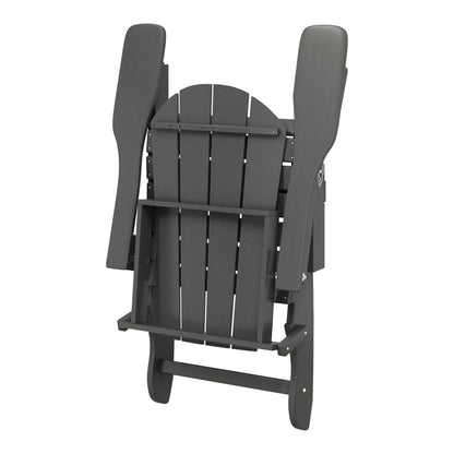 Chaises pliantes Adirondack Polytrends Laguna résistantes aux intempéries (lot de 2)