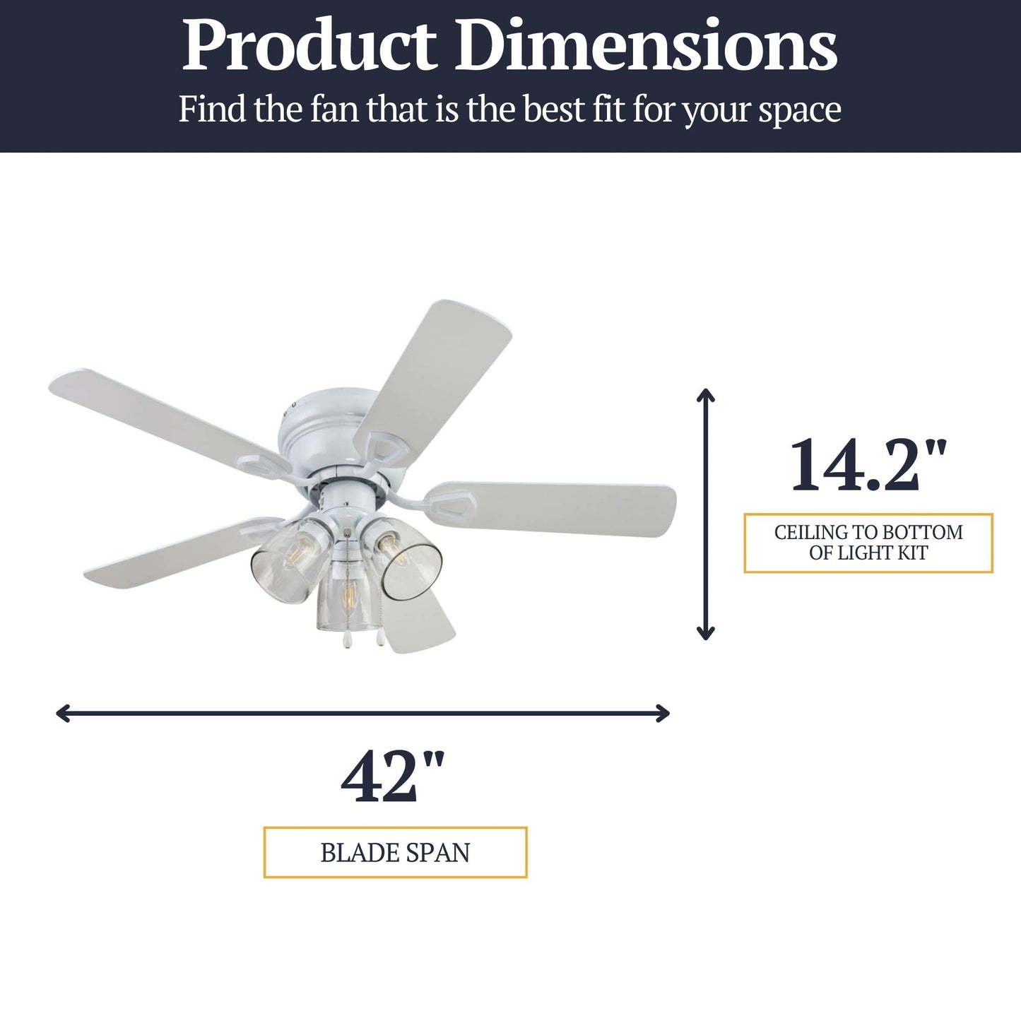 Prominence Home Renton Traditional Farmhouse Indoor Ceiling Fan