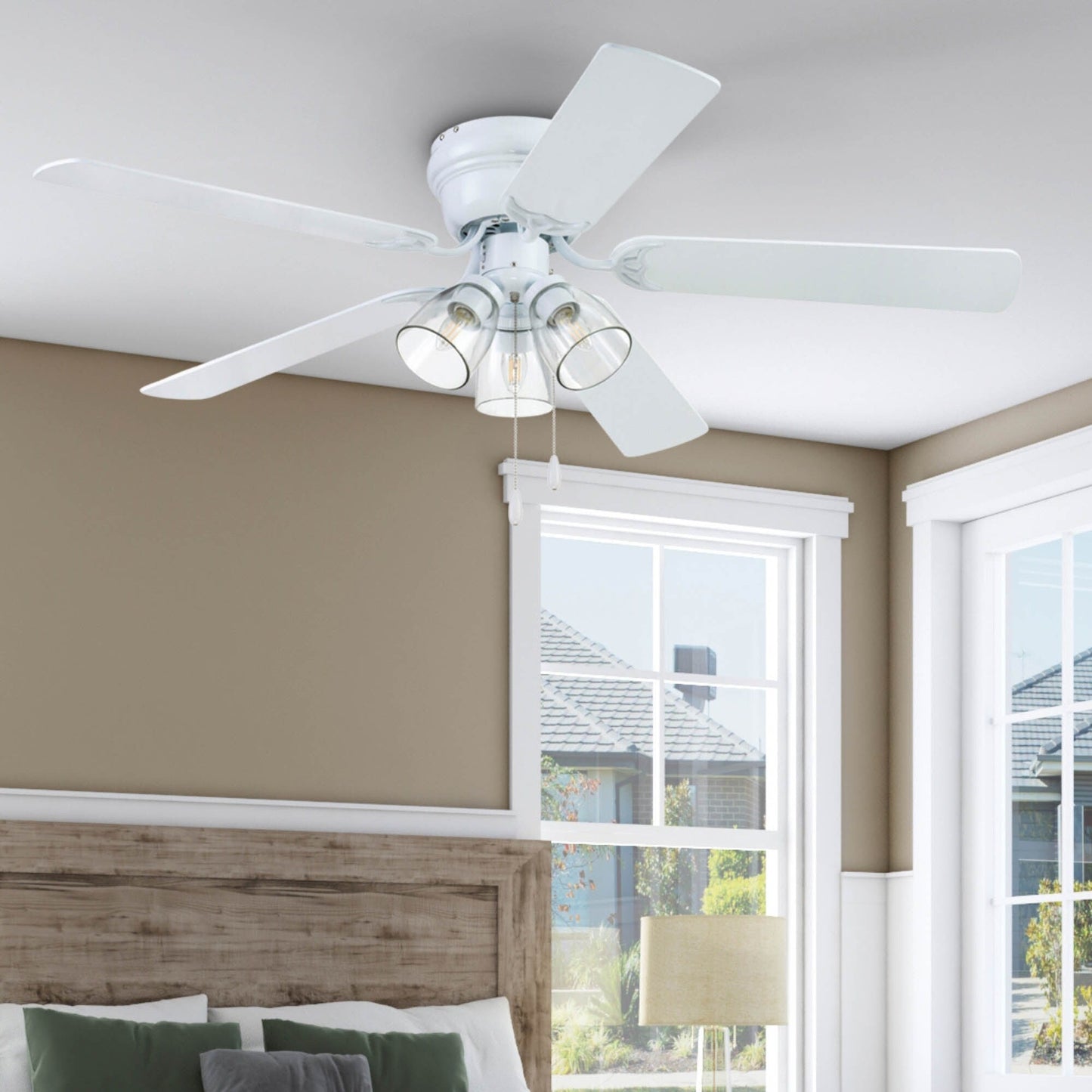 Prominence Home Renton Traditional Farmhouse Indoor Ceiling Fan