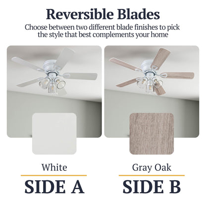 Prominence Home Renton Traditional Farmhouse Indoor Ceiling Fan