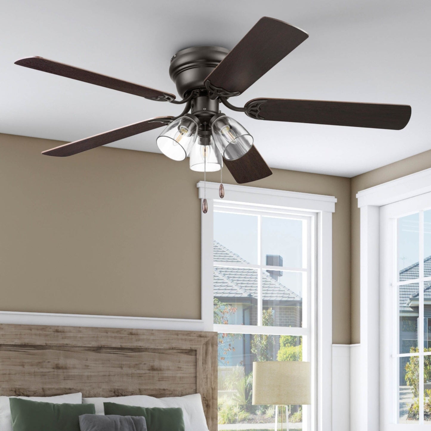 Prominence Home Renton Traditional Farmhouse Indoor Ceiling Fan