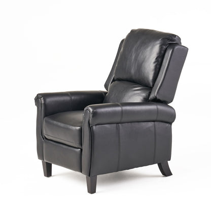 Fauteuil inclinable en cuir PU ultra-confortable Roomfitters, fauteuil inclinable luxueux pour salon ou chambre à coucher