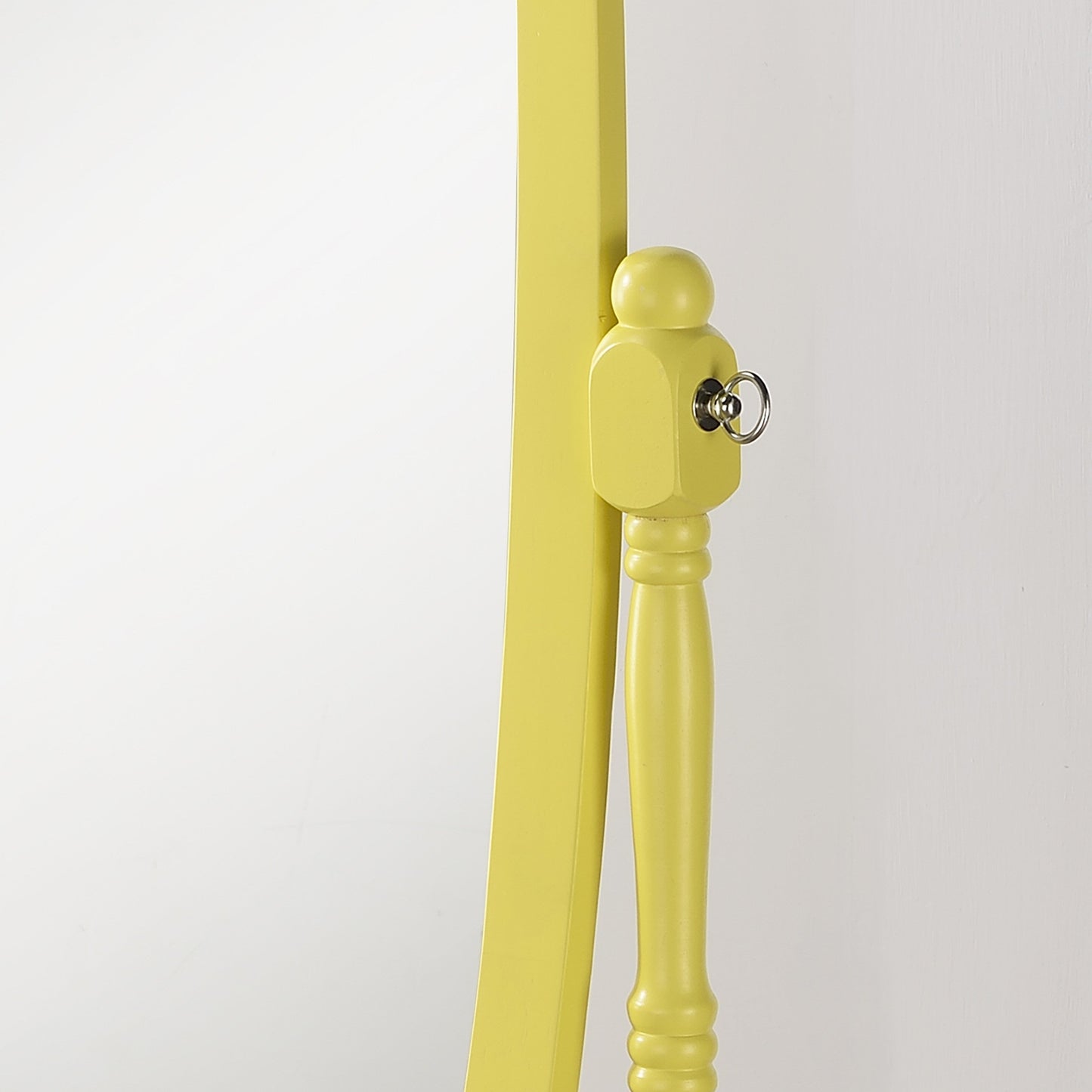 Roundhill Furniture Copper Grove Monks Hood Traditional Wooden Floor Cheval Mirror